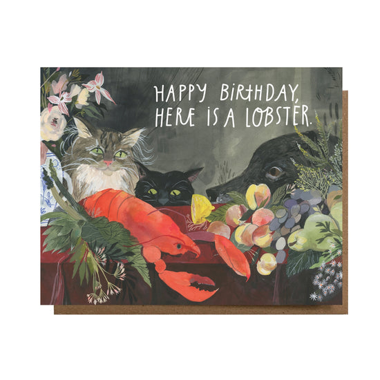 Load image into Gallery viewer, Birthday Lobster Greeting Card
