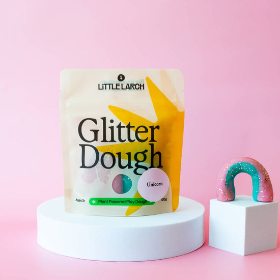 Plant Powered Glitter Play Dough