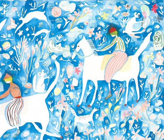 Blue Bell Riders Print