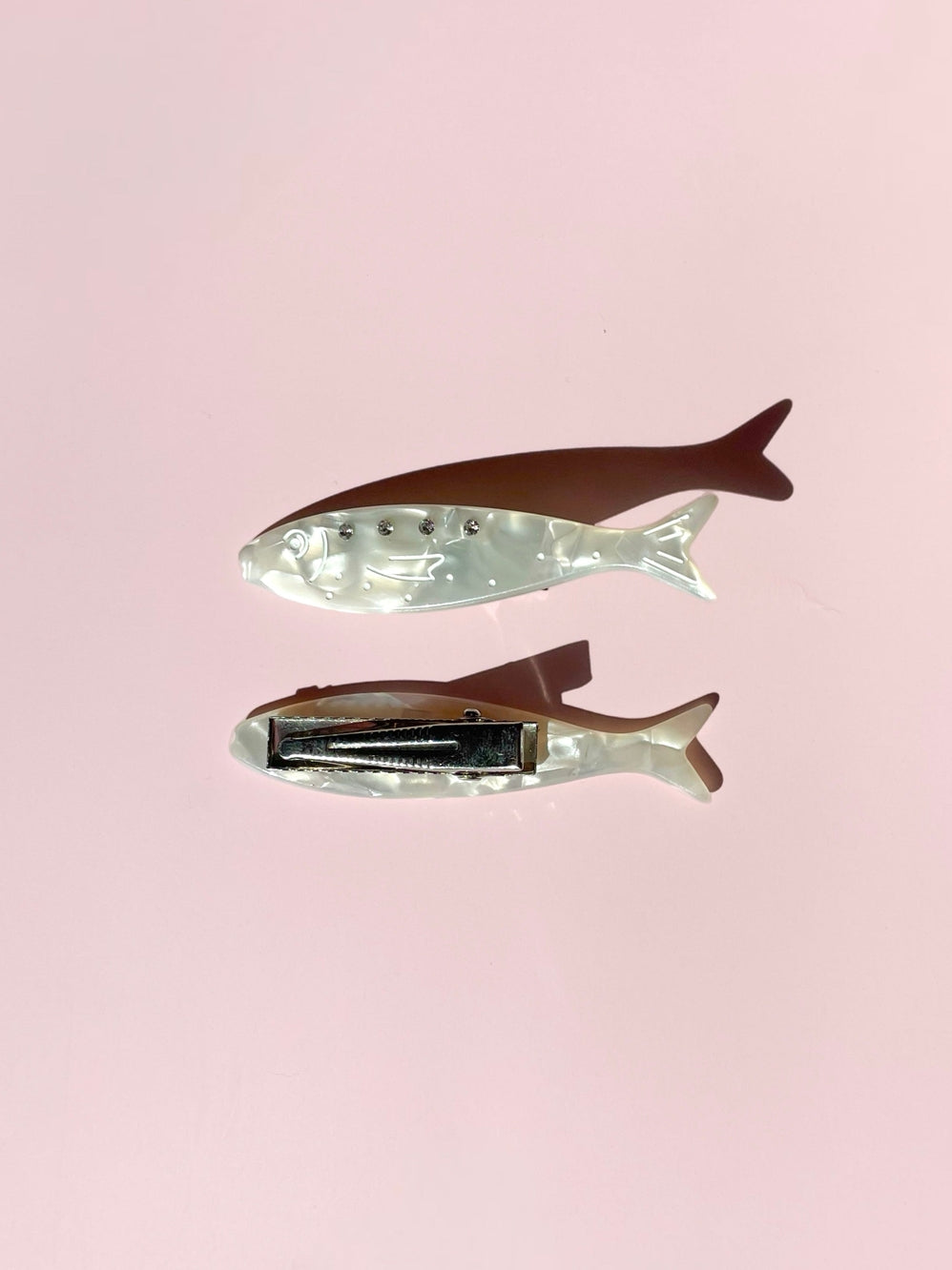 Pearlescent Sardine Clip Set