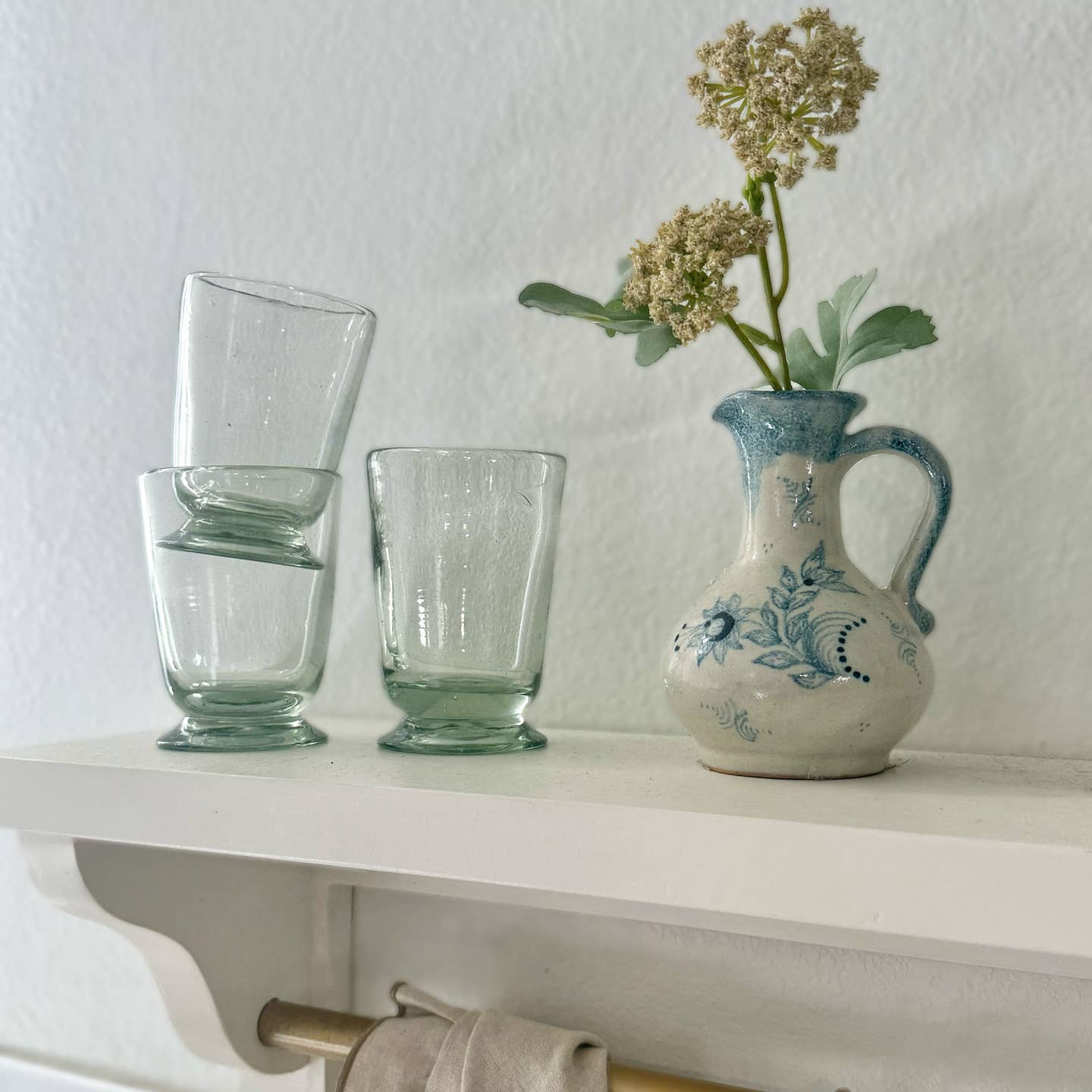 Handblown Footed Cups