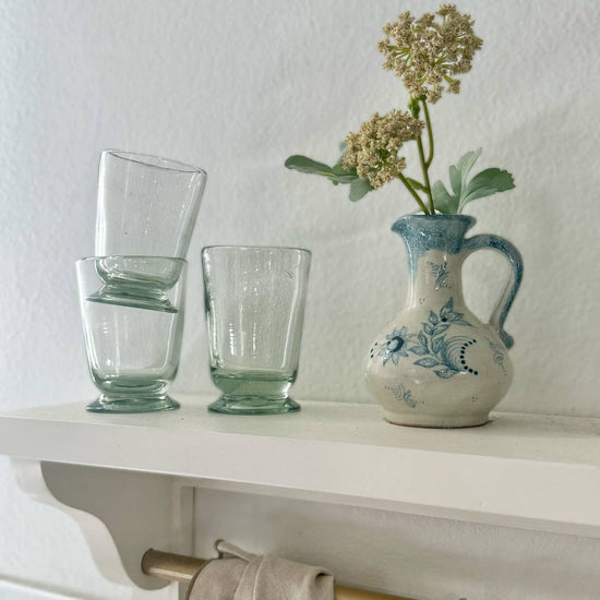 Handblown Footed Cups