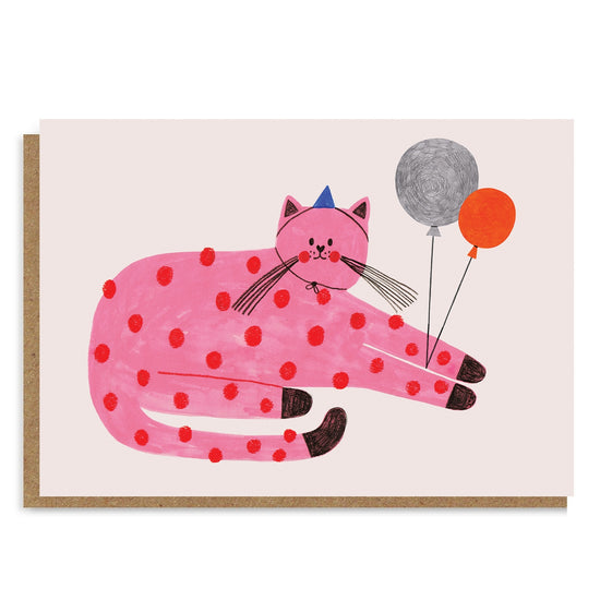 Load image into Gallery viewer, Party Cat Greeting Card
