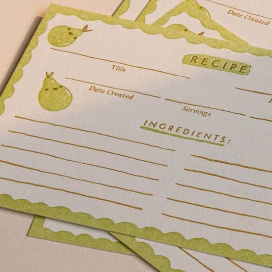 Fruity Recipe Cards