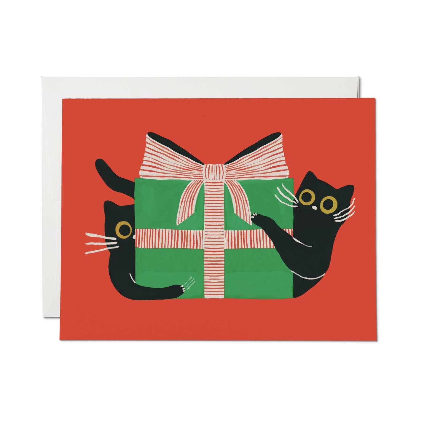Cats and Presents Greeting Card