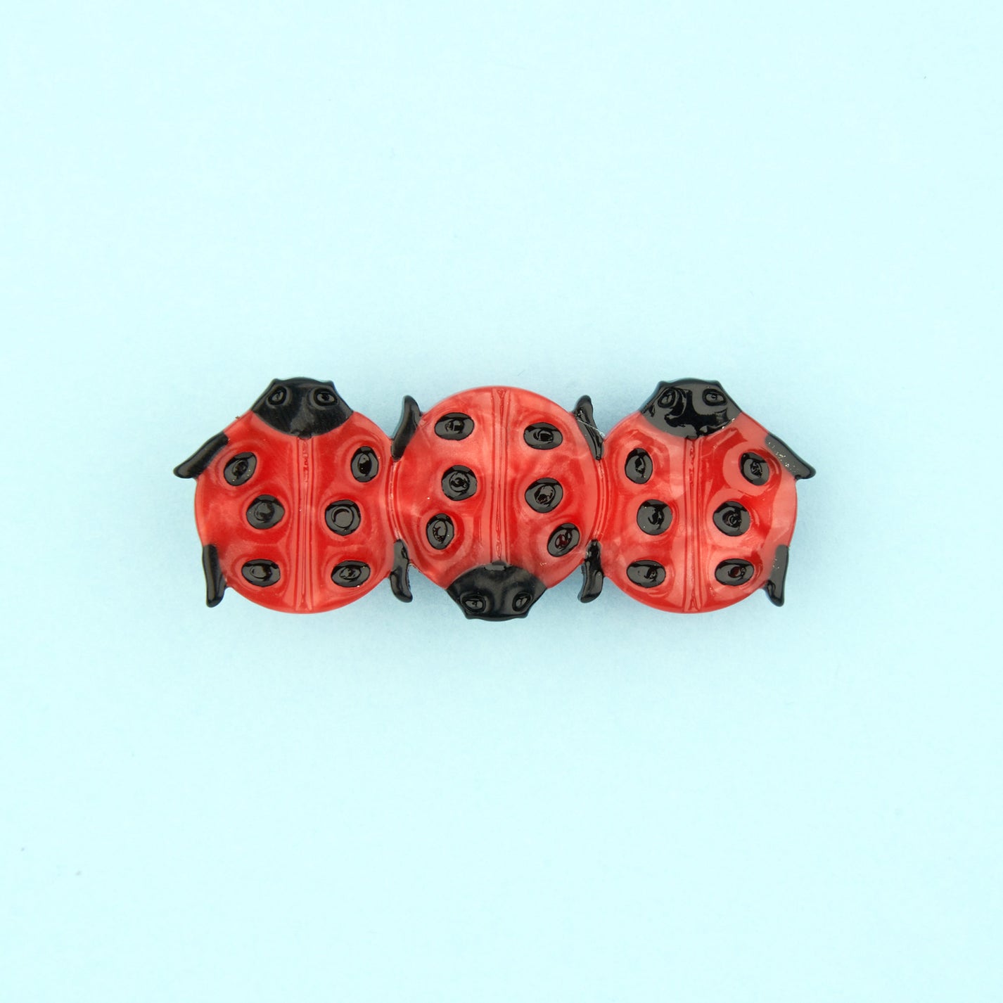 Ladybug Trio Hair Clip