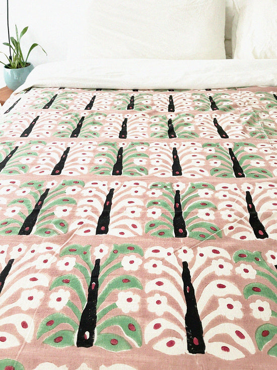 Textile Motif Coverlet