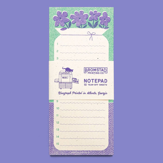 Vase List Notepad