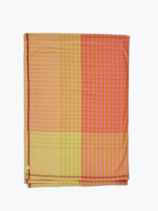 Grid Tablecloth - Pink Lemonade