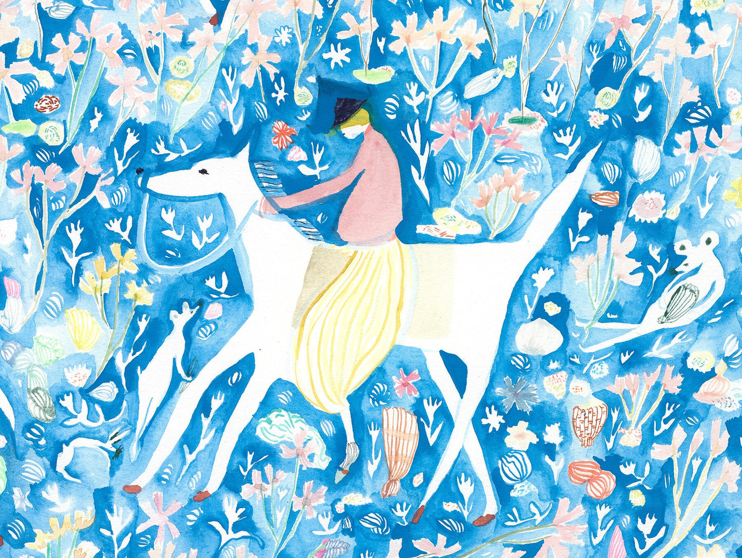 Blue Bell Riders Print