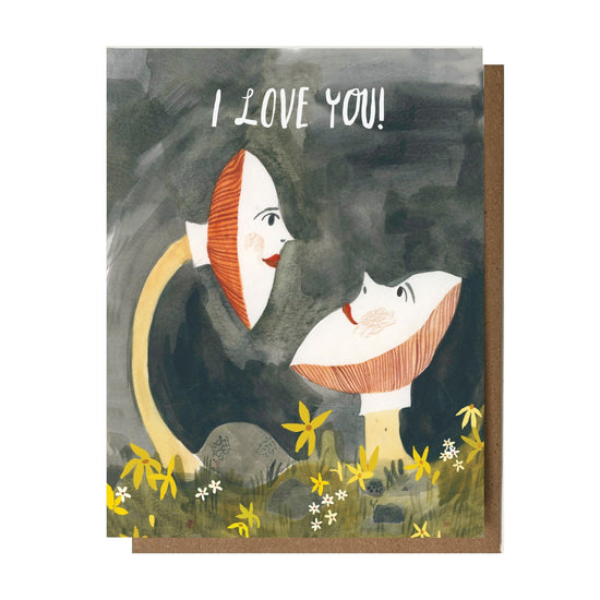 Love You Mushrooms Greeting Card