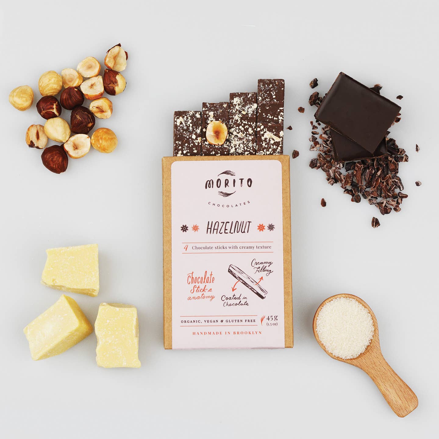 Hazelnut Chocolate Sticks