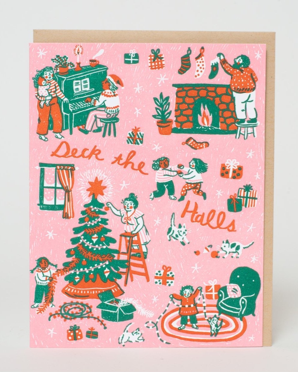 Deck the Halls Greeting Card