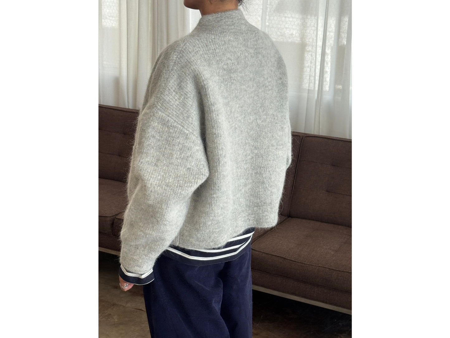 Alpaca Zip Front Jacket