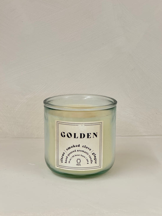 Golden 10oz Candle