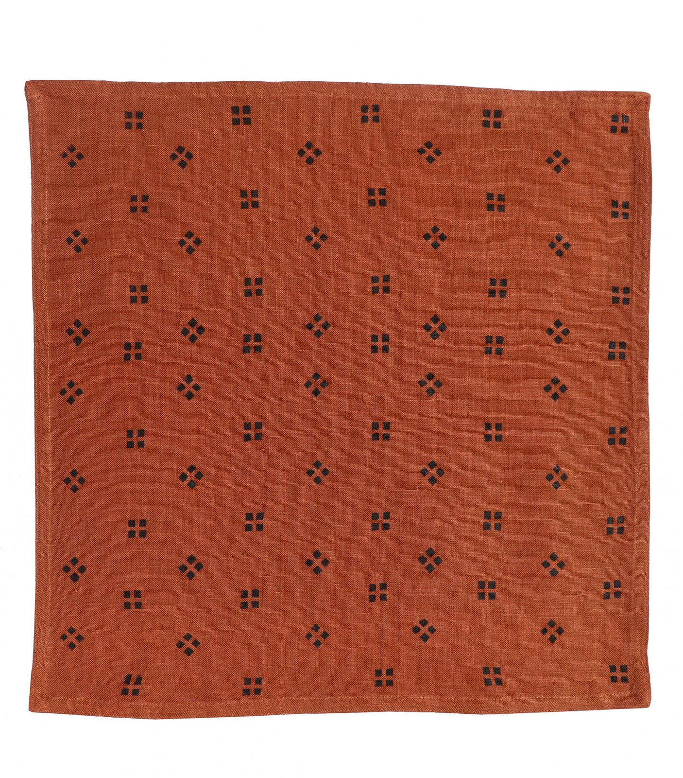 Load image into Gallery viewer, Jaali Napkin in Rust / Set of 2

