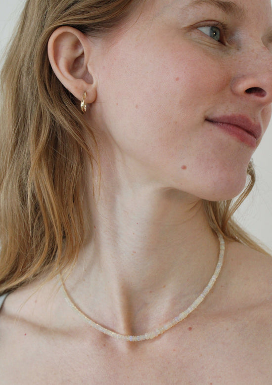 Sculpted Twisted Hoops