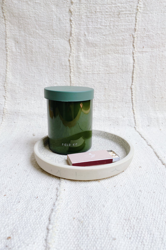 Glass Botanical Candle