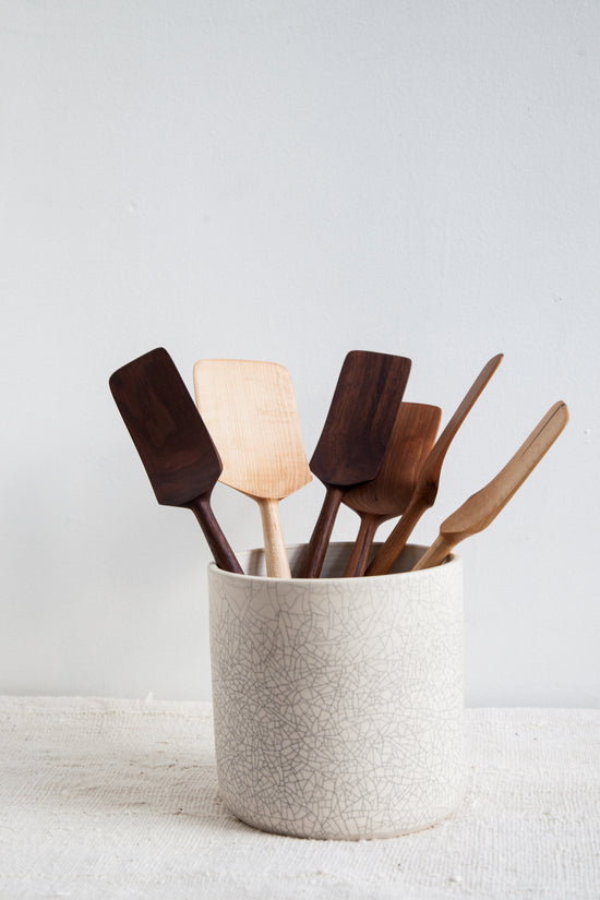 Utensil Holder / Crackle