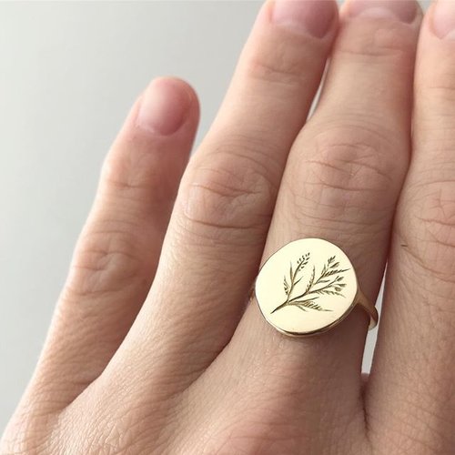 Load image into Gallery viewer, Wildflower Ring - Gold Vermeil
