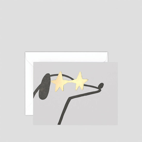 Star Dog Greeting Card