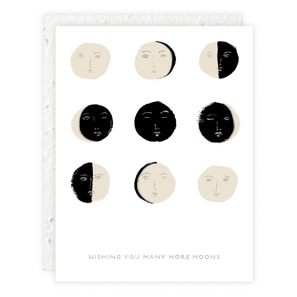 Many Moons Birthday - Plantable Greeting Card