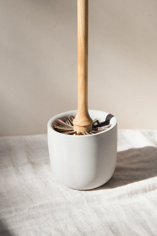 Load image into Gallery viewer, Toilet Brush + Concrete Holder
