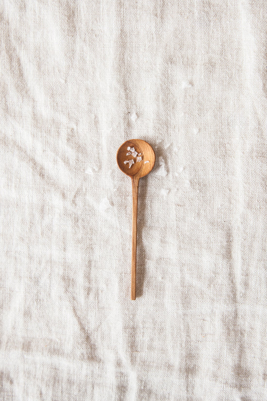 Teak Salt Spoon