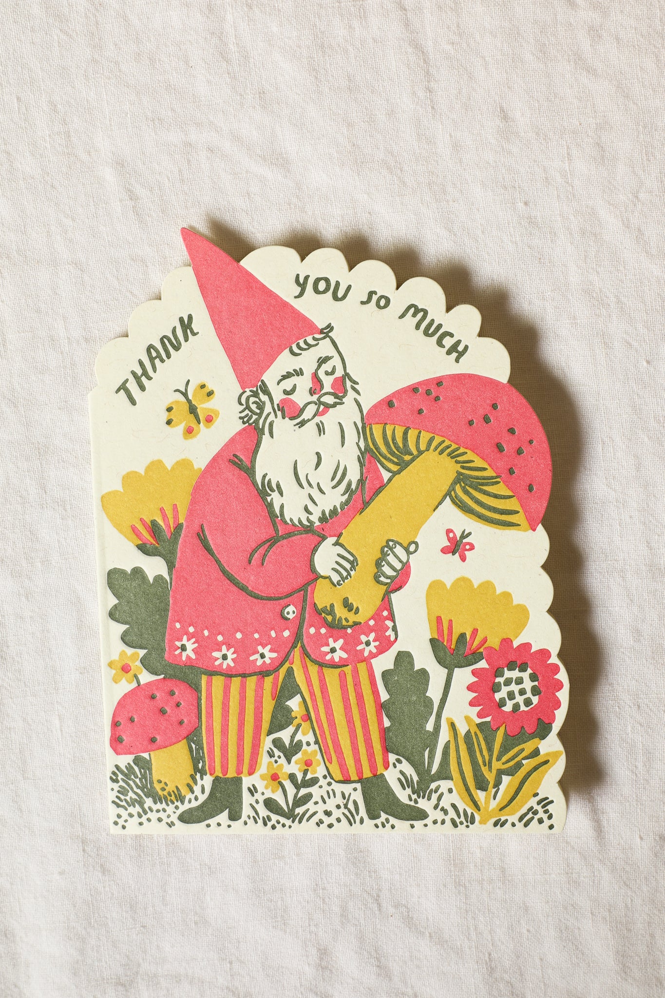Thank You Gnome Greeting Card