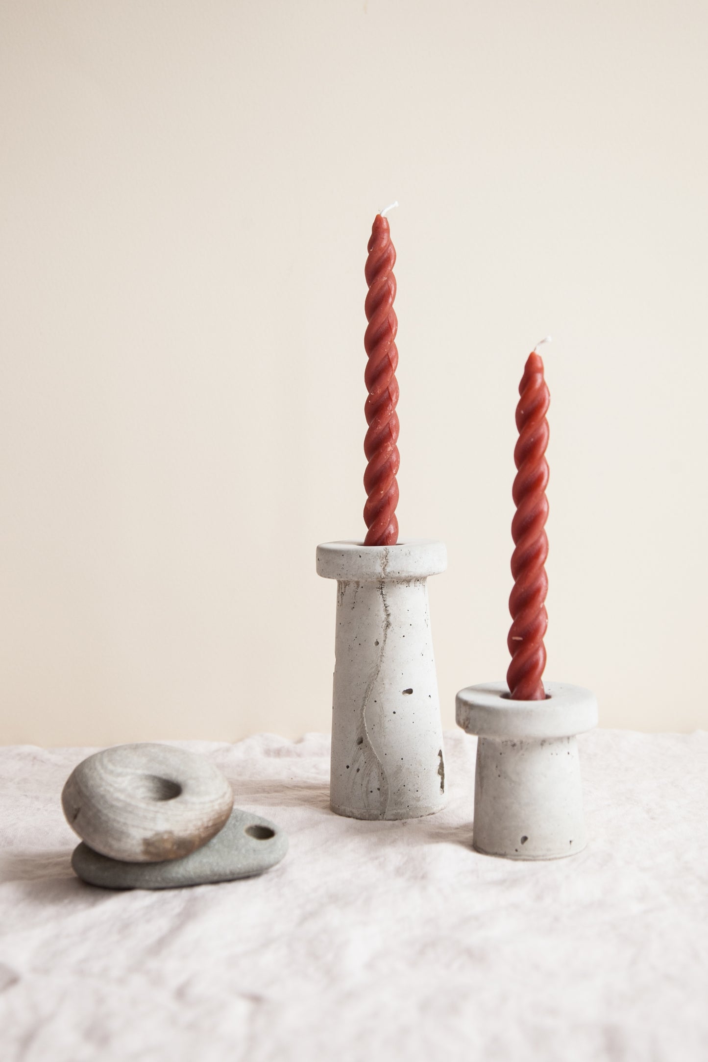 Beeswax Spiral Candle Set