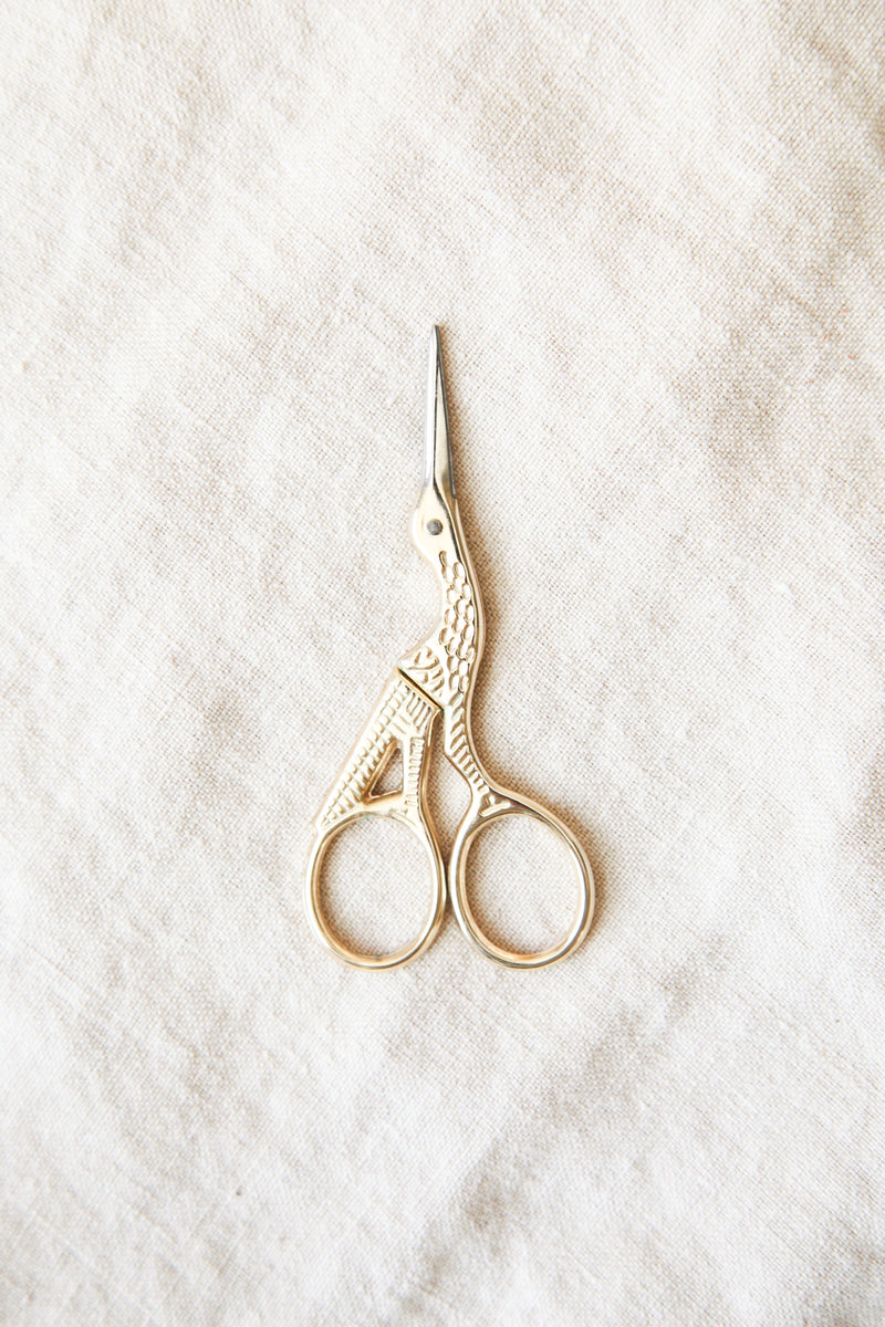 Gold Crane Scissors – Earthen
