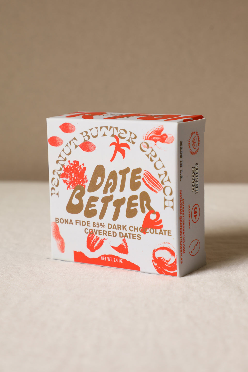Dark Chocolate Covered Dates / Peanut Butter Crunch – Earthen