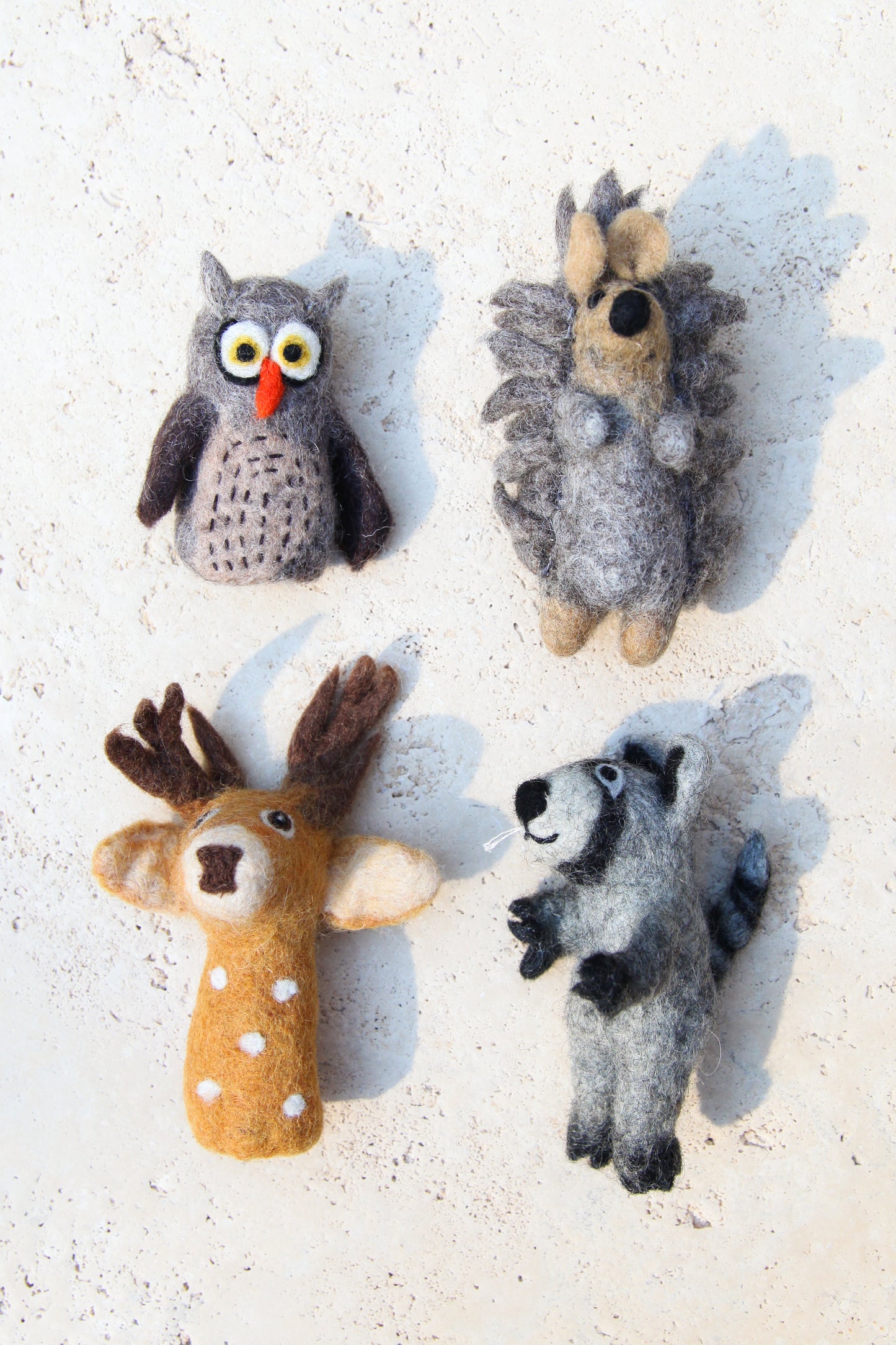 Estella Crocheted Animal Finger Puppets