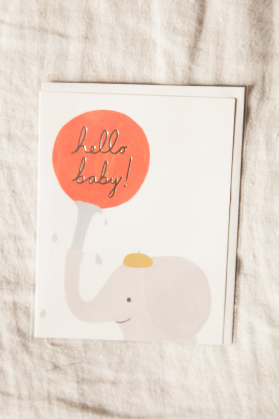 Baby Elephant Greeting Card