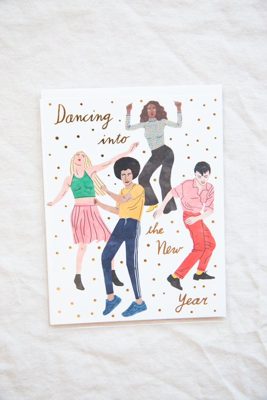 Dancing into the New Year Card