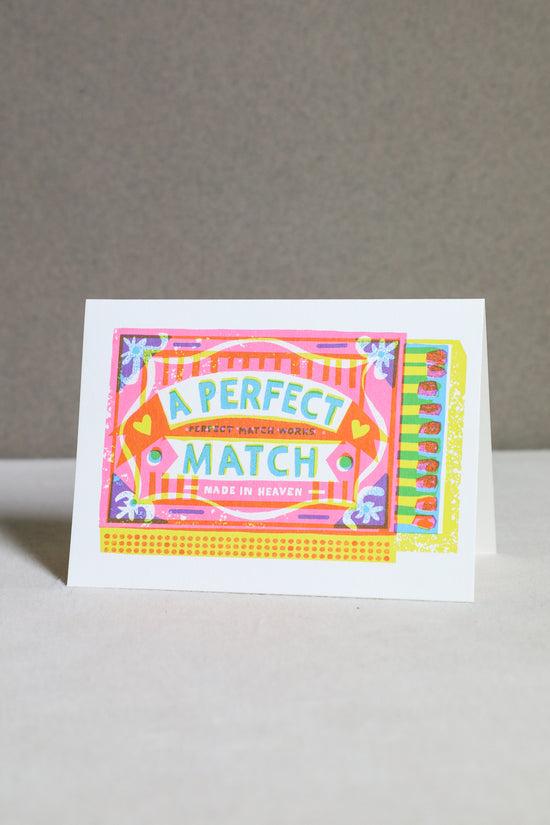 A Perfect Match Greeting Card