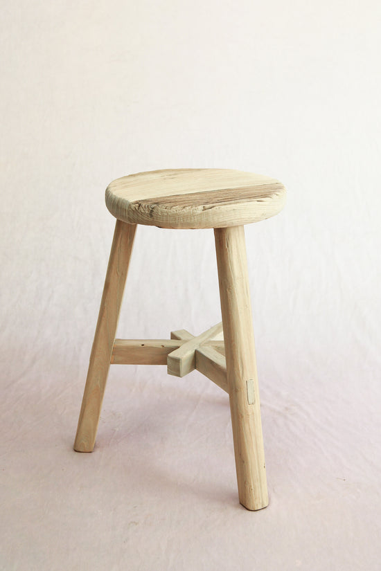 Load image into Gallery viewer, Antique Milking Stool - Round
