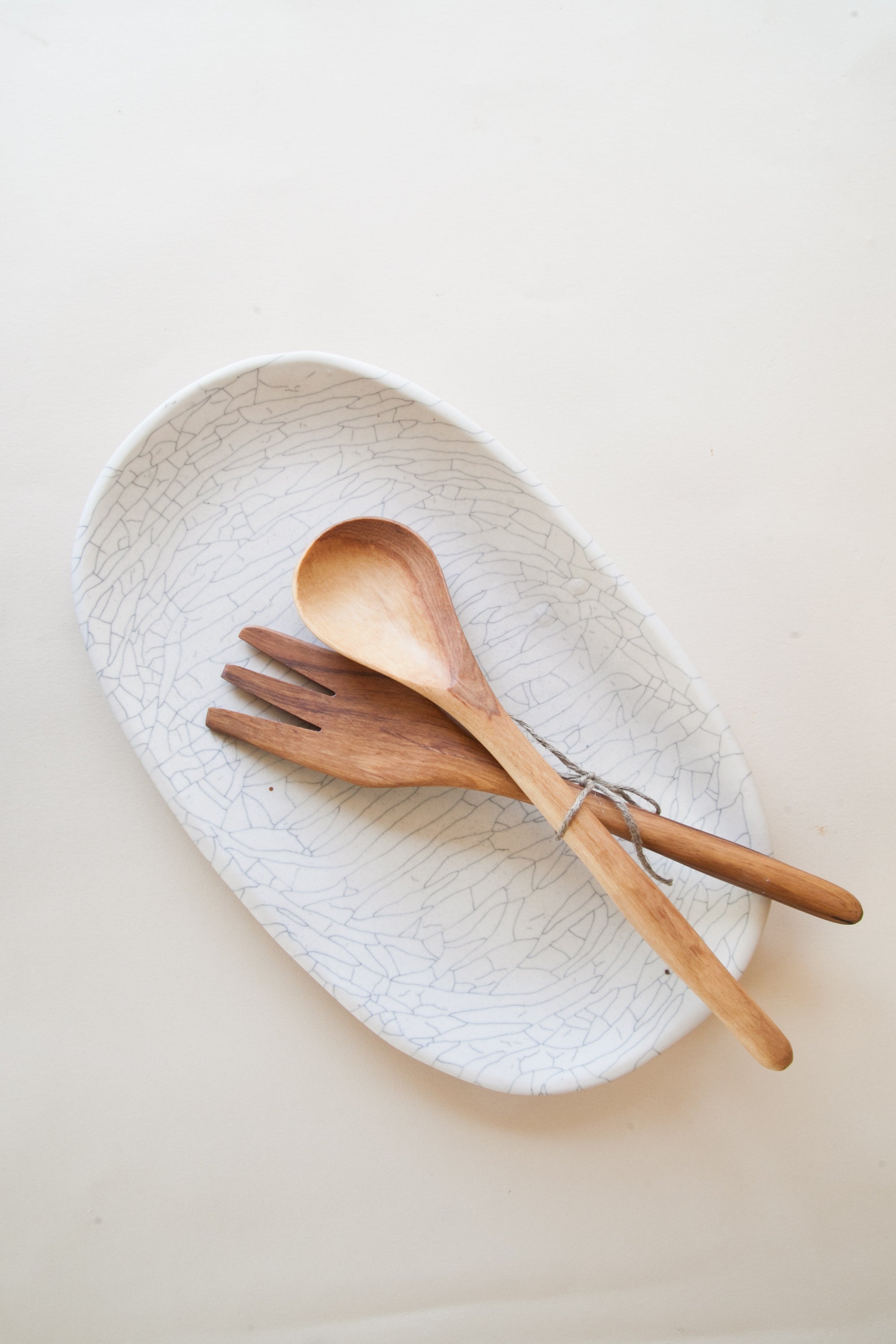 Earthen Salad Servers - Thumbnail 3