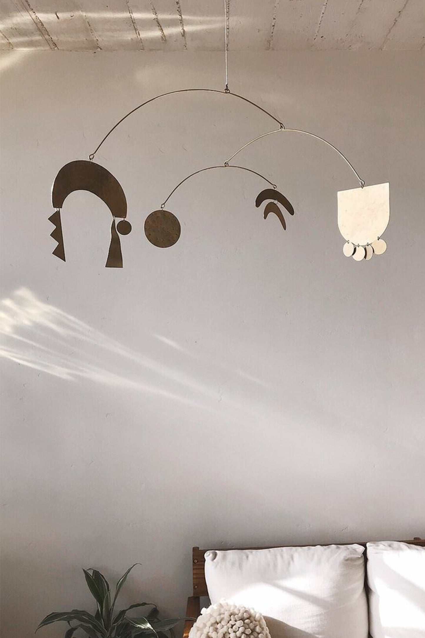 Kinetic Sculpture - Zig Zag / Brass