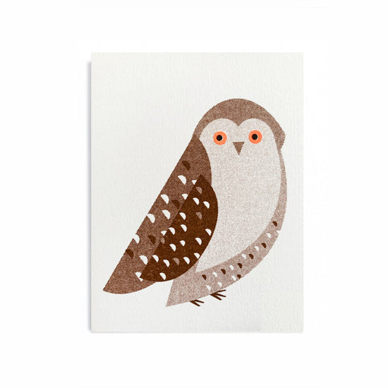 Owl Mini Greeting Card