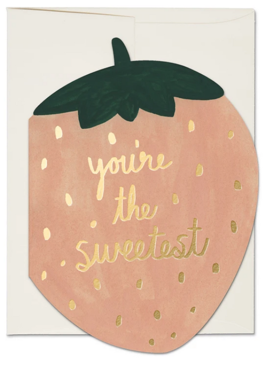 Load image into Gallery viewer, Sweetest Strawberry Greeting Card
