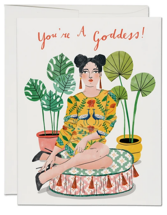 Goddess Greeting Card