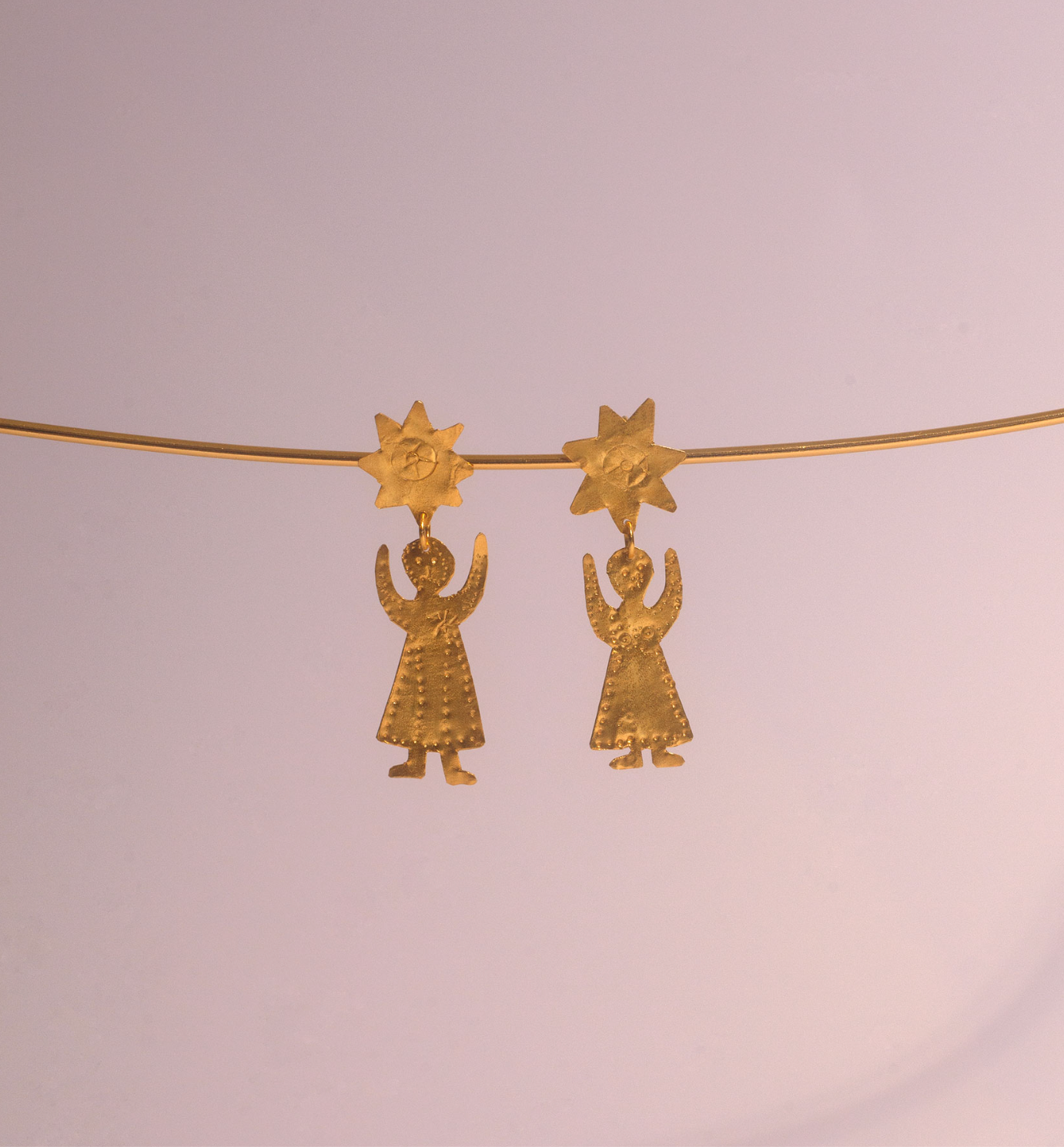 Tête de Soleil Earrings