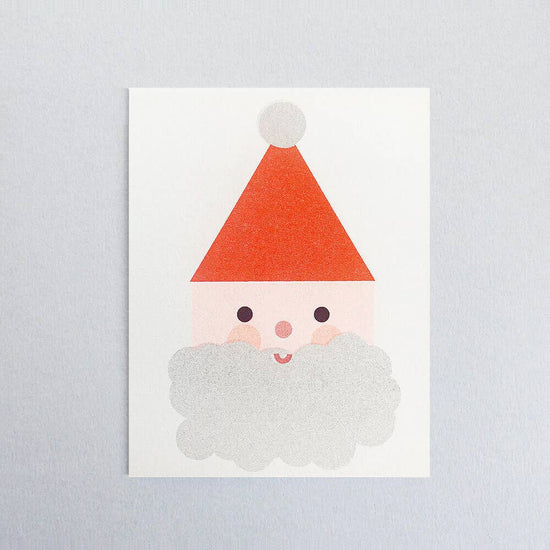 Santa Mini Greeting Card