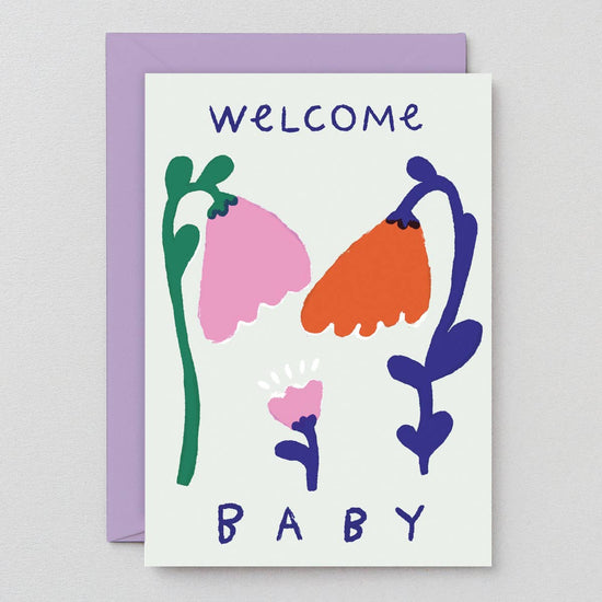 Load image into Gallery viewer, Welcome Baby Greeting Card
