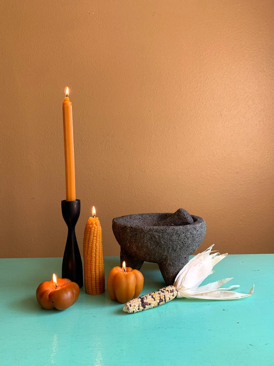 Corn Shaped Beeswax Candle