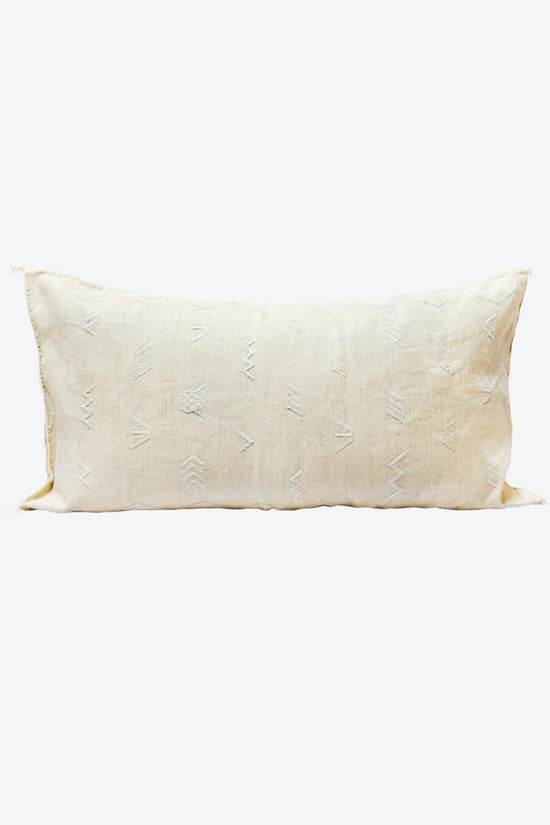 Load image into Gallery viewer, Moroccan Cactus Silk Pillow - XL Lumbar
